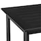 Armen Living Grand Outdoor Patio 5-Piece Bar Table Set in Aluminum with Gray Cushions 840254333321 - alternate 3